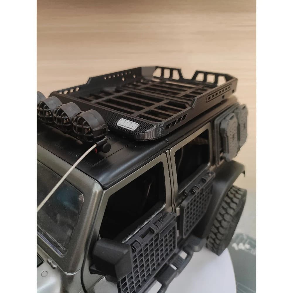RC Crawler Custom Thickened Luggage Rack Mod Parts For MN128 1/12 Off-road Scale Car Decor Upgrade Hobby Spare Accessories