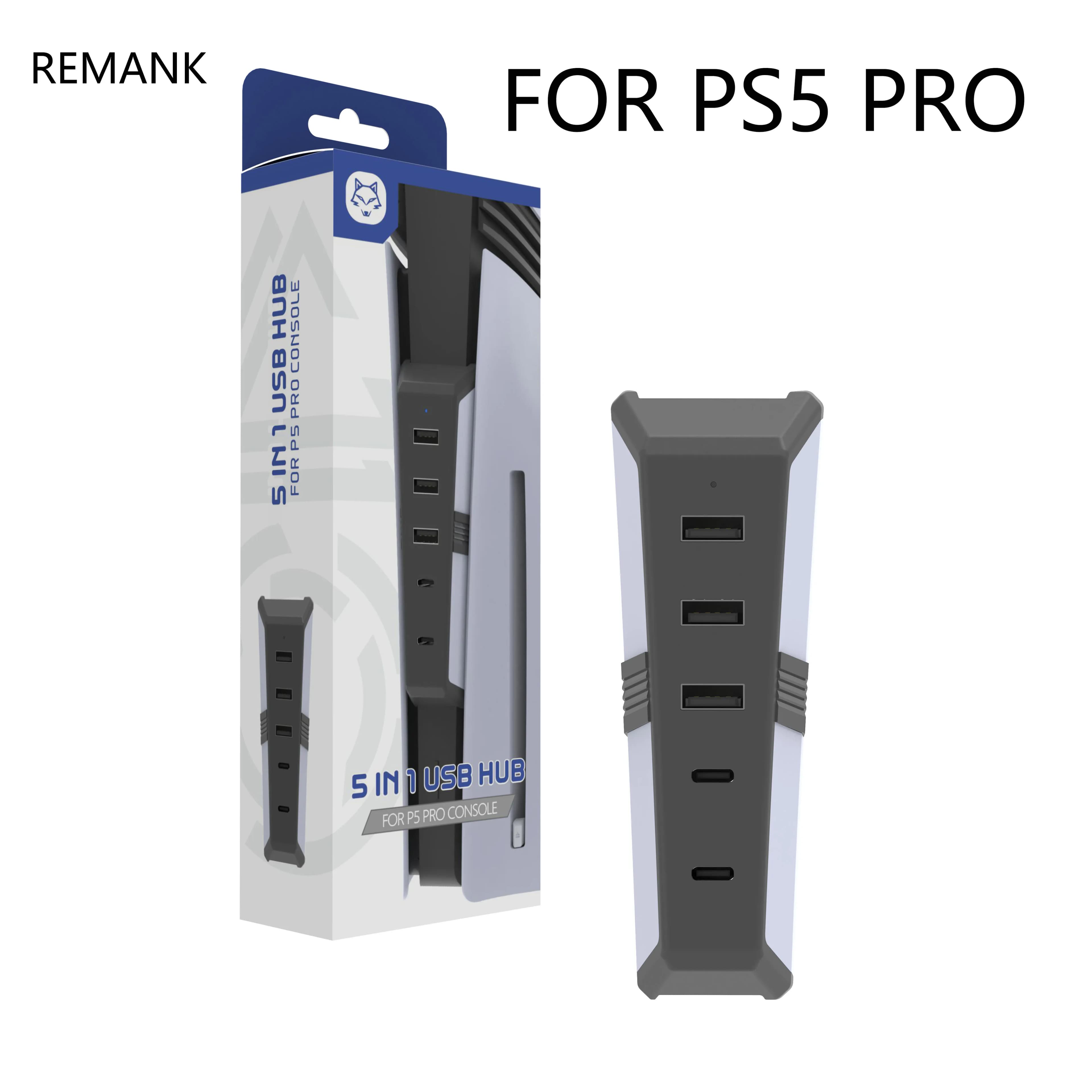 REMANCO Per PS5 Pro HUB USB Espansione HUB P5 Pro Connessione Extender Per PlayStation 5 Pro Console Accessori P5Pro HUB Extender