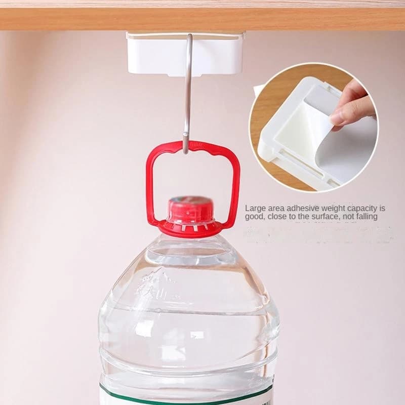 R1WA Multifunction Large Capacity Under Desk Drawer Strong Adhesive Table Storage Box