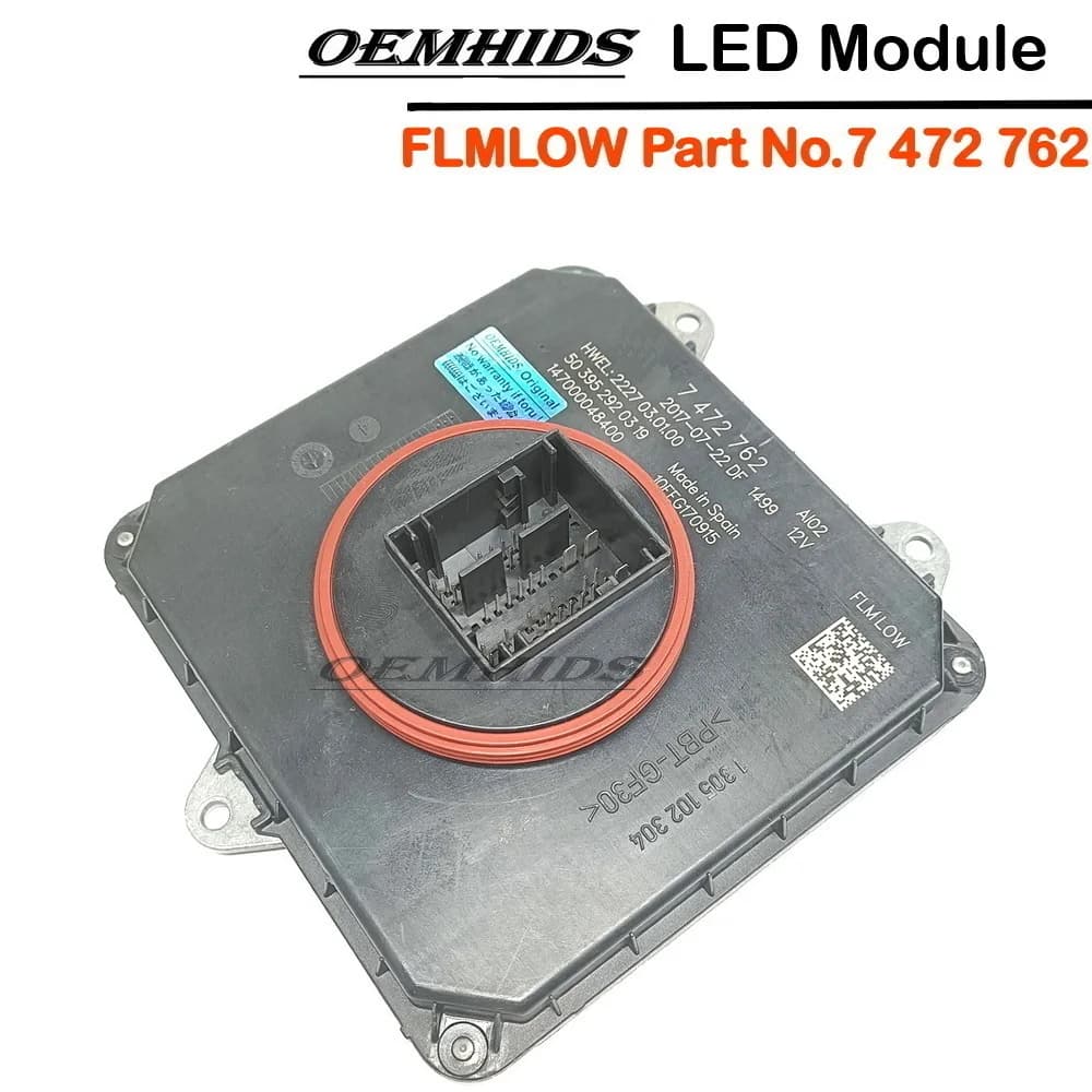 OR 90New LED Headlamp Control Module 7472762 Ballast for 5 6 7 Series G30 G31 G38 G12 FLMLOW Car Light Parts 63117472762