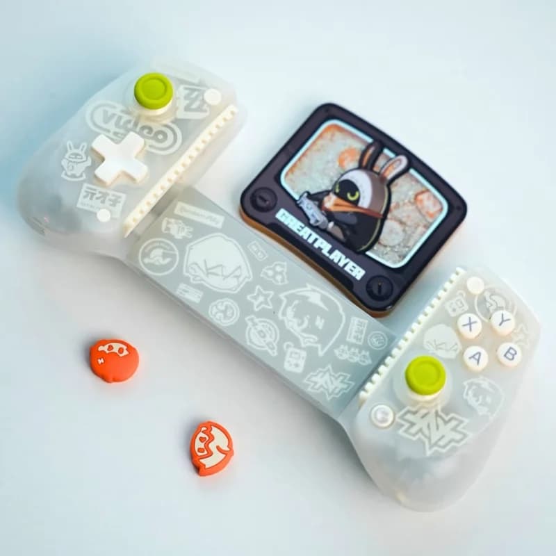 Controller di gioco wireless GameSir X5s Zenless Zone Zero, gamepad estensibile per dispositivi mobili, Bluetooth, compatibile con IOS, Android, PC e Switch2.