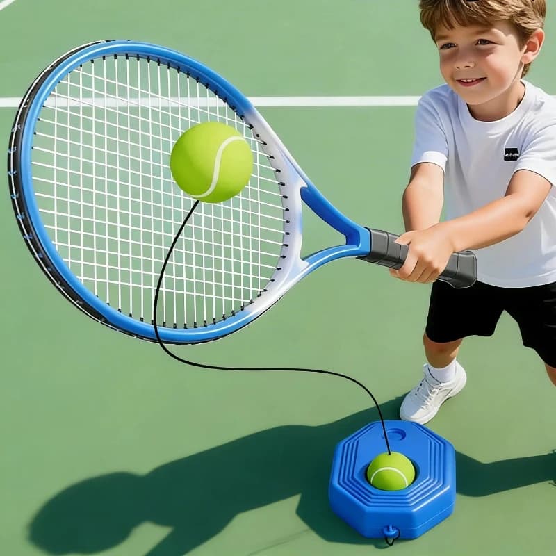Professional Tennis Racket Children Practice Tennis Racket Automatic Rebound Adults Balls Trainer Durable Sports Equipments
