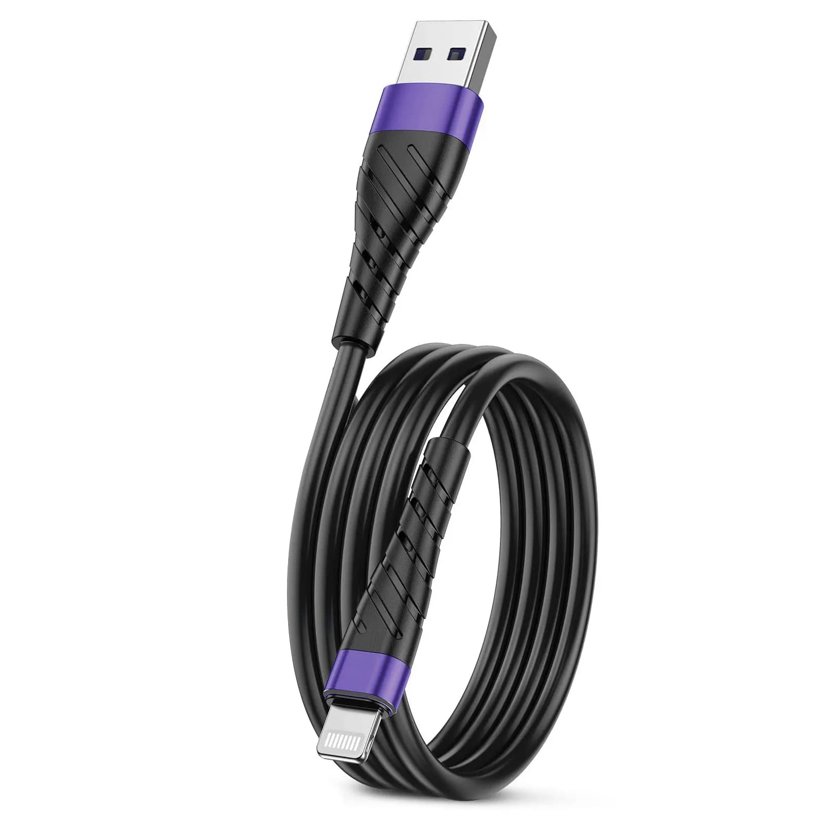 OIITH 2.4A Fast Charging USB Cable For iPhone 14 11 12 13 Pro X XS Max 6 7 8 Plus SE iPad Phone Charger Cord Data Wire