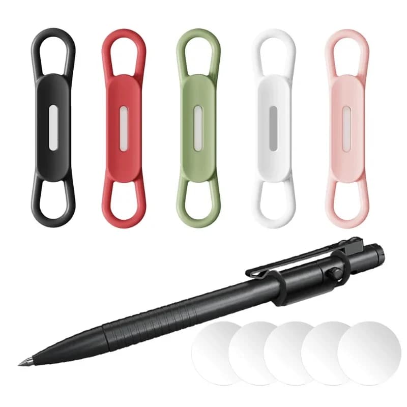 Portapenne magnetico da 1-5 pezzi, portapenne regolabile in silicone per scrivania, frigorifero, lavagne, accessori da scrivania