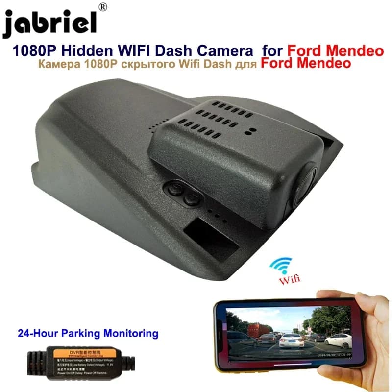 Jabriel Auto 1080P Wifi dash cam auto dvr Car photo for Ford Mendeo mk3 mk4 mk5 2007 2013 2014 2015 2016 2017 2018 2019