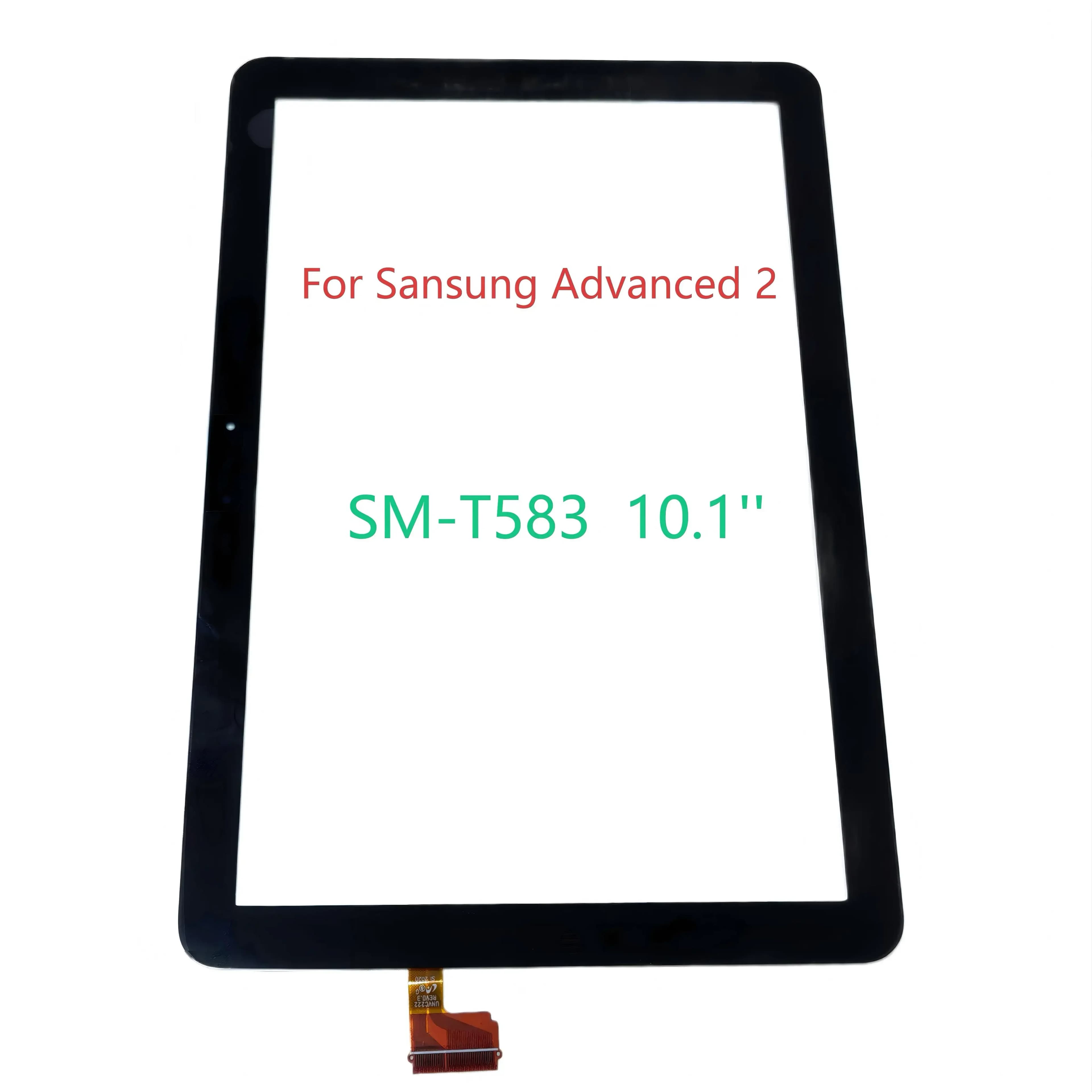 10.1'' Per Samsung Galaxy Tab Advanced 2 T583 SM-T583 Touch Screen + Pannello frontale in vetro LCD Parti di ricambio