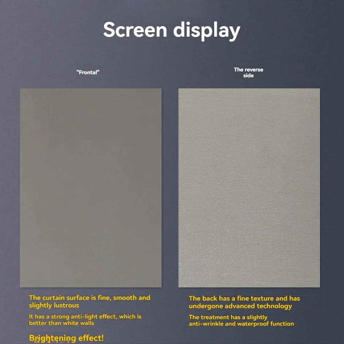 72inch Portable Projector Screen 16:9 Foldable Simple Projection Curtain for Home Cinema Theater Movie Outdoor