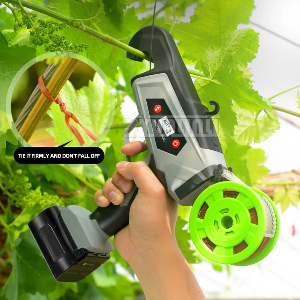 Electric binder to bind branches grapes Kiwi tomato binding branch Binding screw garden tool completely automatic knotter