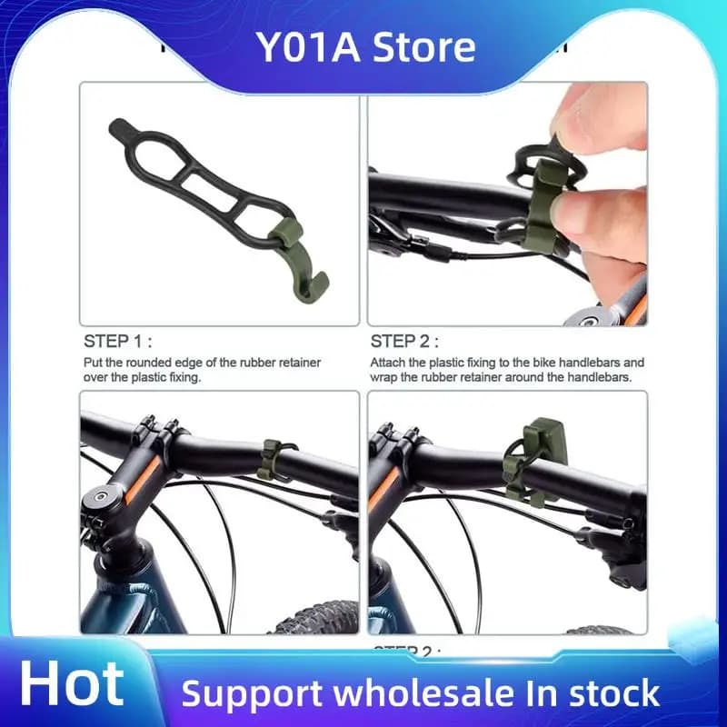 Y01A Luce per bici di sicurezza, piccola torcia a LED ricaricabile, clip da corsa per corridori, regalo per cani che camminano di notte