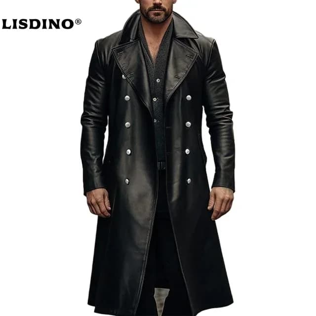 Giacca in pelle da uomo invernale in pile da motociclista giacca in ecopelle collo in pelliccia rimovibile giacca a vento Ropa De Hombre cappotto sottile