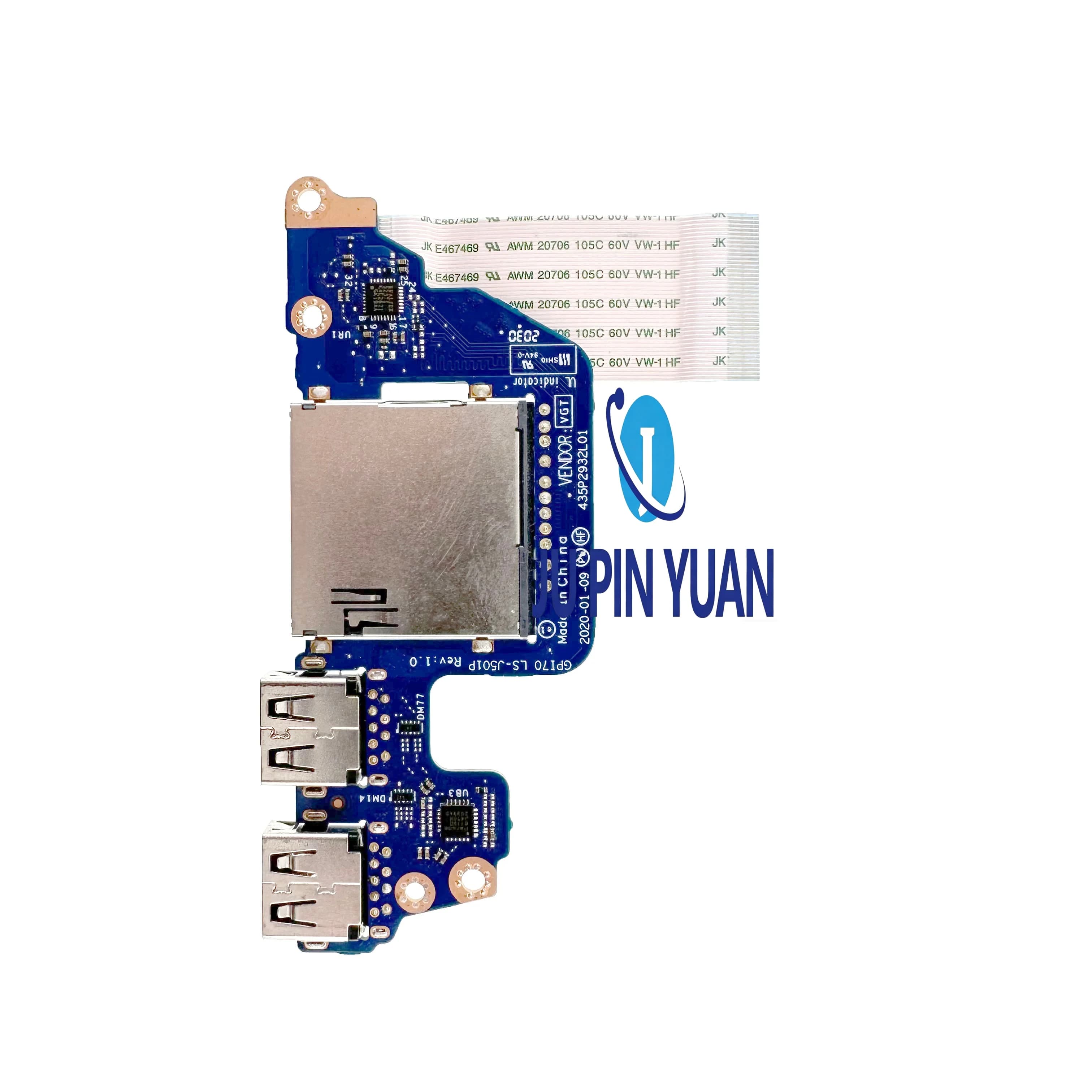 GPI70 LS-J501P 435P2932L01 Per HP Envy 17M-CG 17-CG Scheda lettore di schede SD doppia USB con cavo funzionante
