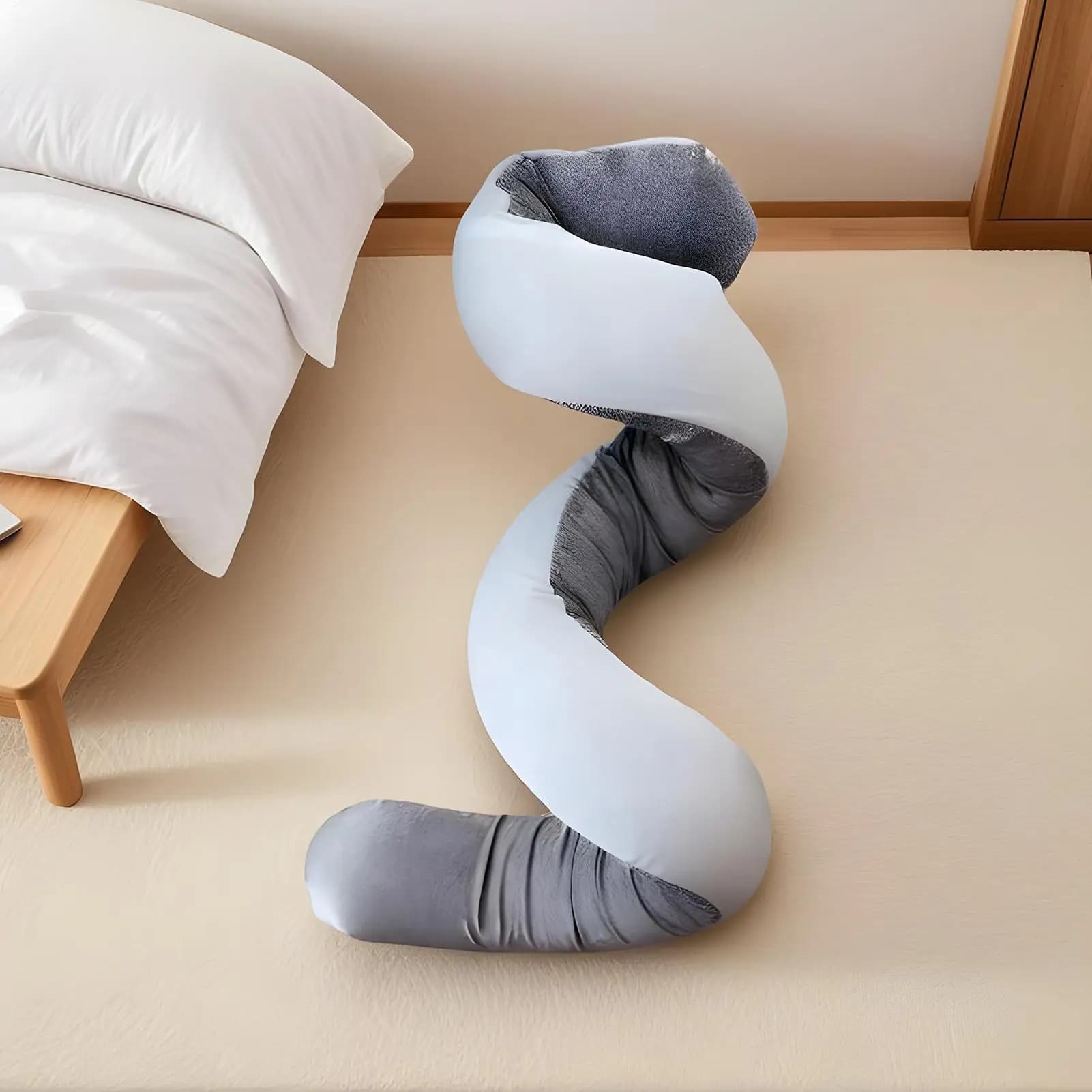 Cuscini da viaggio Supporto Cuscino pieghevole a spirale Cuscino per collo per aereo per auto Sedia per schienale per dormire Letto per riposo per il sonno in ufficio