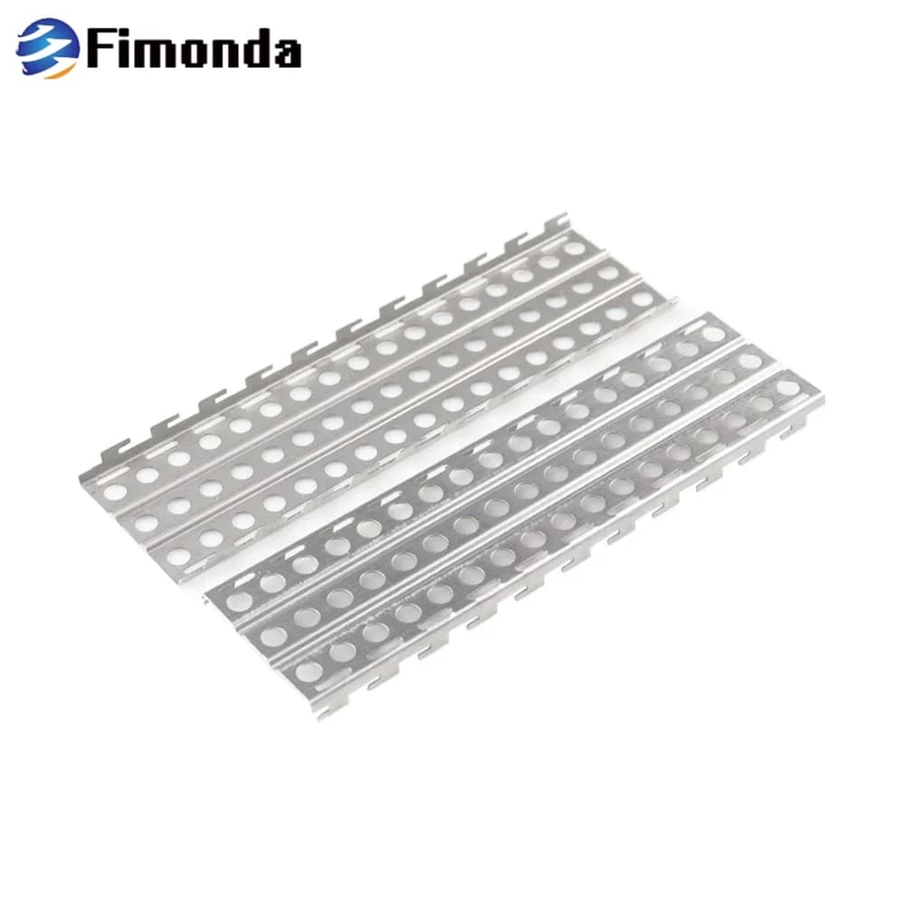 2pcs Mud Snow Sand Ladder Non-slip Metal Plate Decoration for 1/10 RC Crawler Car Axial SCX10 TRX4 Tamiya CC01 D90 D110 TF2