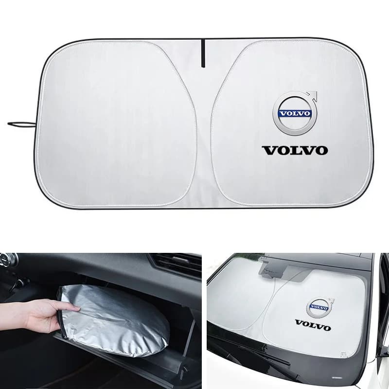 Pieghevole Auto Parabrezza Parasole Copertura Visiera Protezione UV Per Volvo EX90 V60 V40 XC90 S60 XC60 V50 V70 S90 XC40 S80 V90 EX30 C70