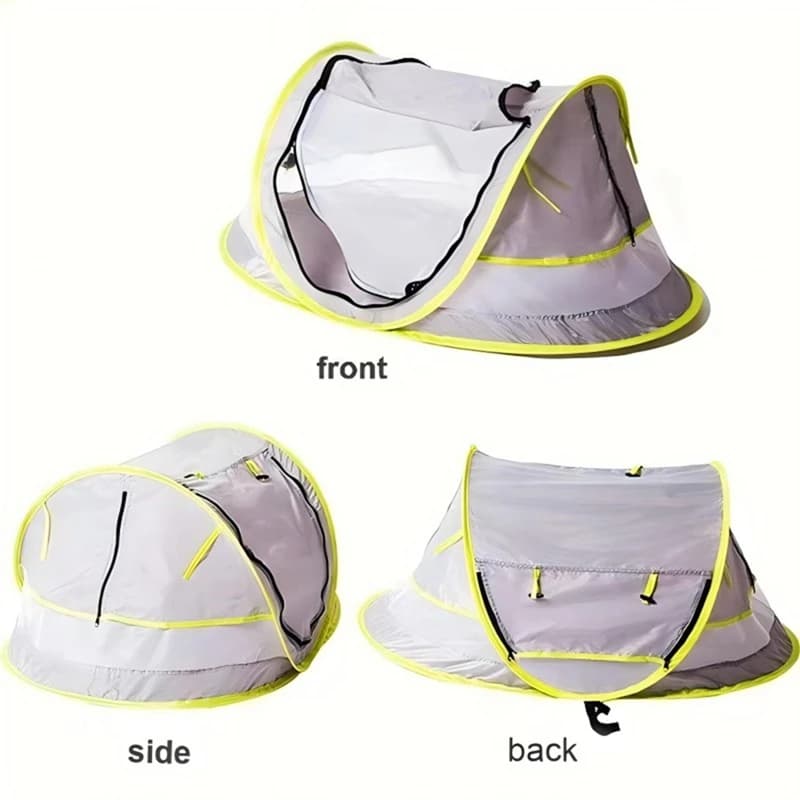 Tenda pop-up istantanea per bambini all'aperto con rete traspirante Protezione UV pieghevole Spiaggia per bambini Picnic Campeggio Zanzariera Parasole