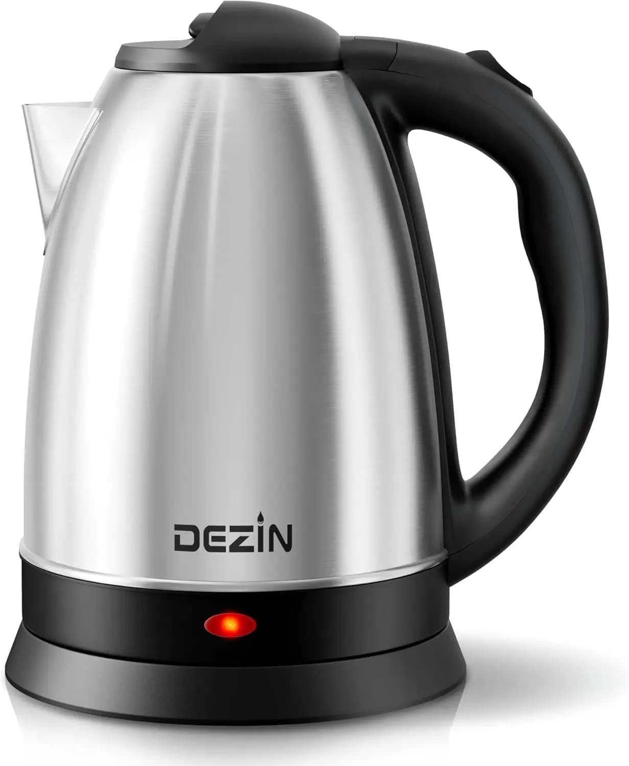 Torvani Store DEZIN Electric Kettle Upgraded, BPA Free 2L Stainless Steel Tea Kettle, Fast Boil Water Warmer with Auto Shut Off and Boil Dry Protection Tech for Coffee, Tea, Beverages