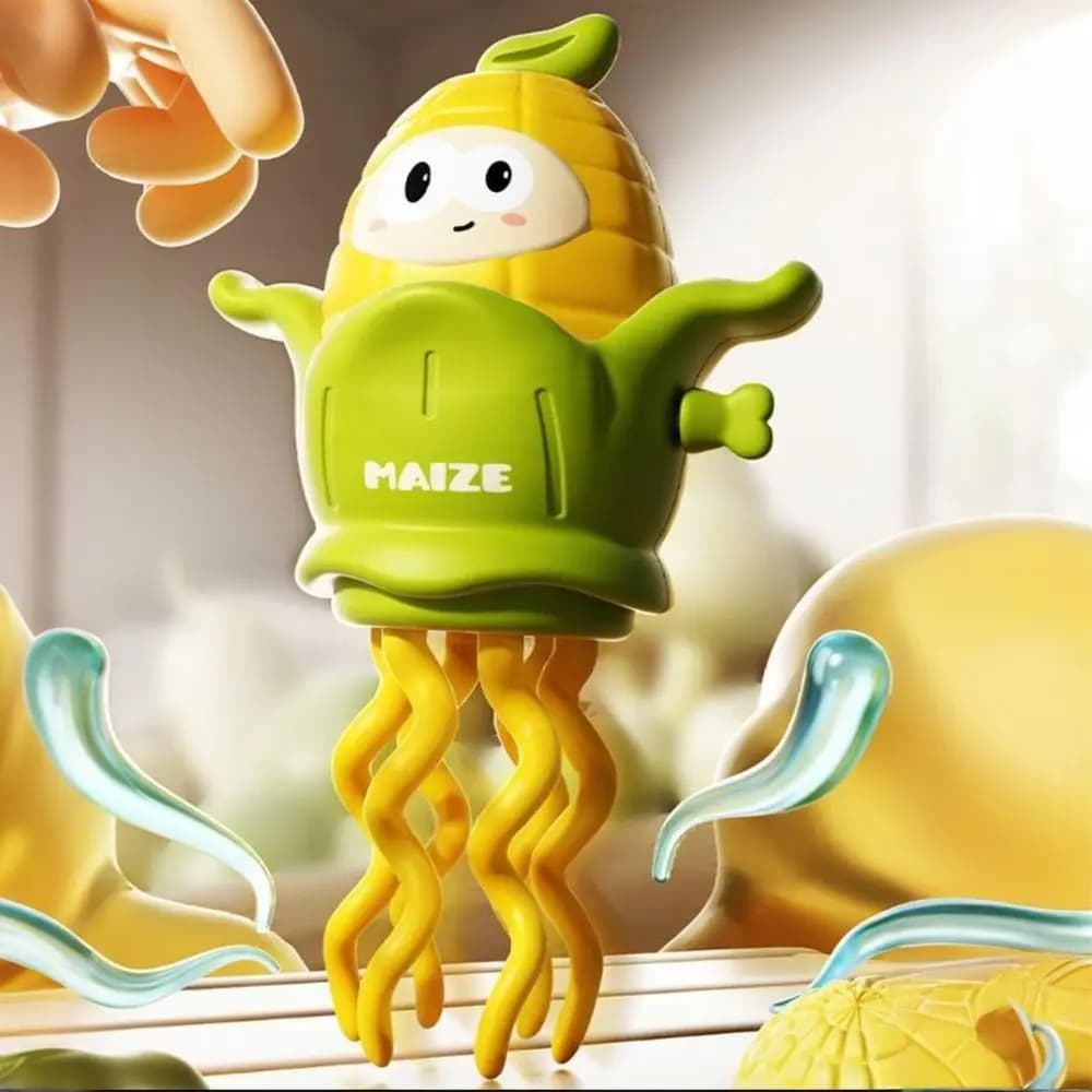 Nuovo cartone animato che balla giocattolo di mais in movimento mini giocattoli elettronici per animali domestici giocattoli interattivi portatili giocattoli per bambini