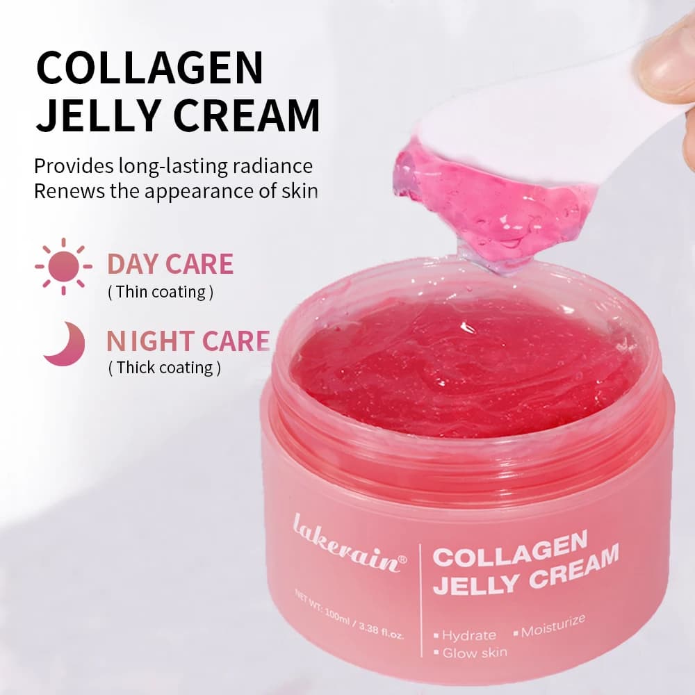 Collagen Jelly Cream Deeply hydrates firm shine Reduces fall and wrinkles Incandescent increases skin Korean products for facial care