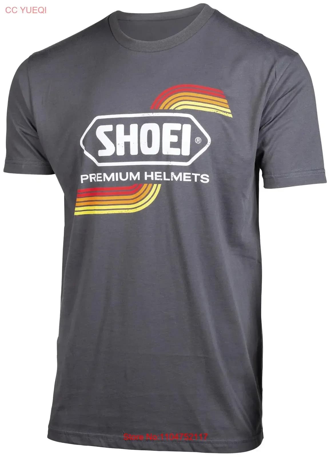 Shoei Vintage T Shirt X Large Gray vintage Washed Comfortable Slightly fashion Stylish Top For Everyday Wear Breathable