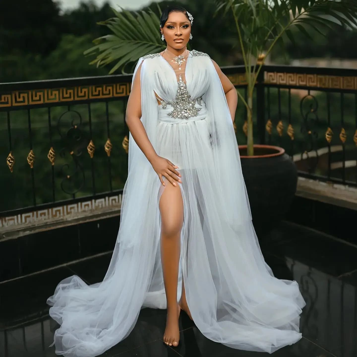 Luxury Crystal Wedding Dress Maxi Bathrobe Lingerie Women's Dresses Custom Pigiama Photo Service Birthday Bride Party Nightwear