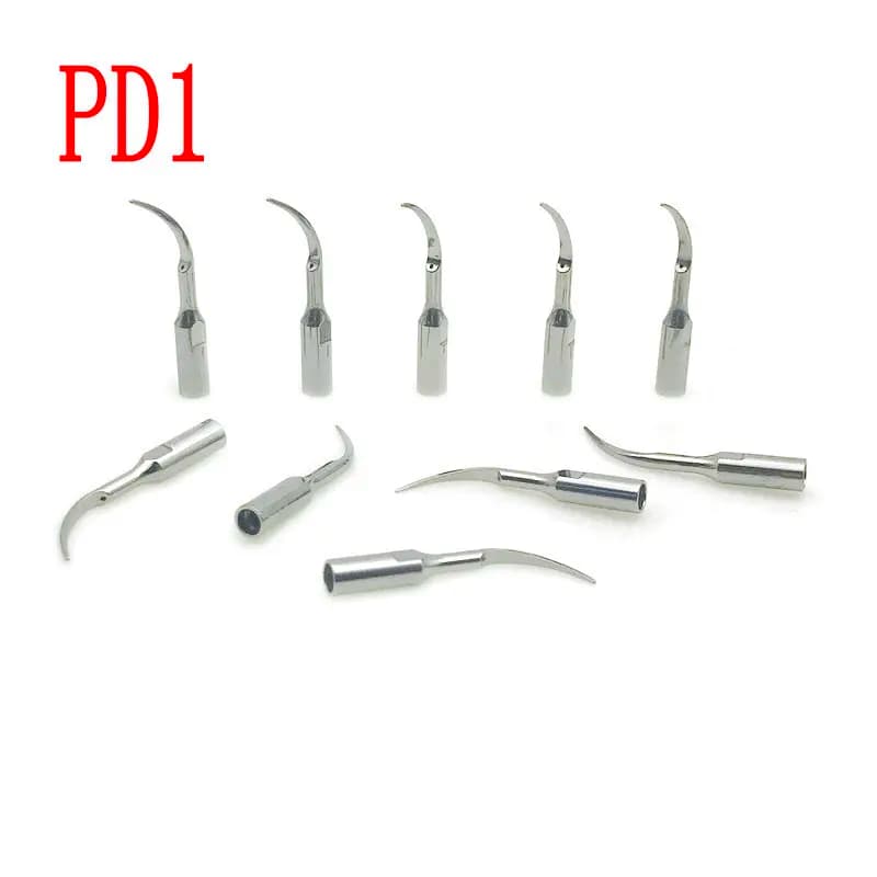 10pcs Scaler dentale Perio Tips PD1 In sbiancamento dei denti per SATELEC, manipolo DTE