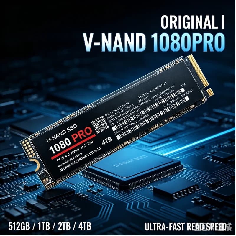 Original NEW 1080PRO M.2 NGFF PCIe 4.0 Internal SSD Up to 7450MB/s High‑Speed Solid State Drive For Laptop Desktop PC
