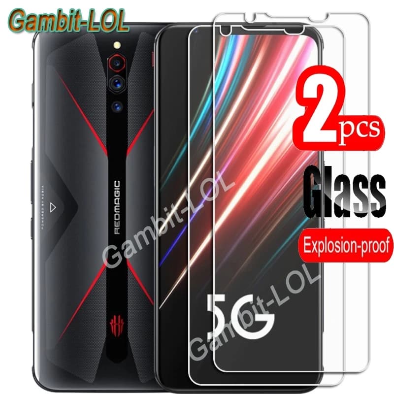 Per ZTE Nubia Red Magic 5G 5S Vetro temperato protettivo ON RedMagic NX659J 6.65 pollici Protezione schermo Smart Phone Cover Pellicola