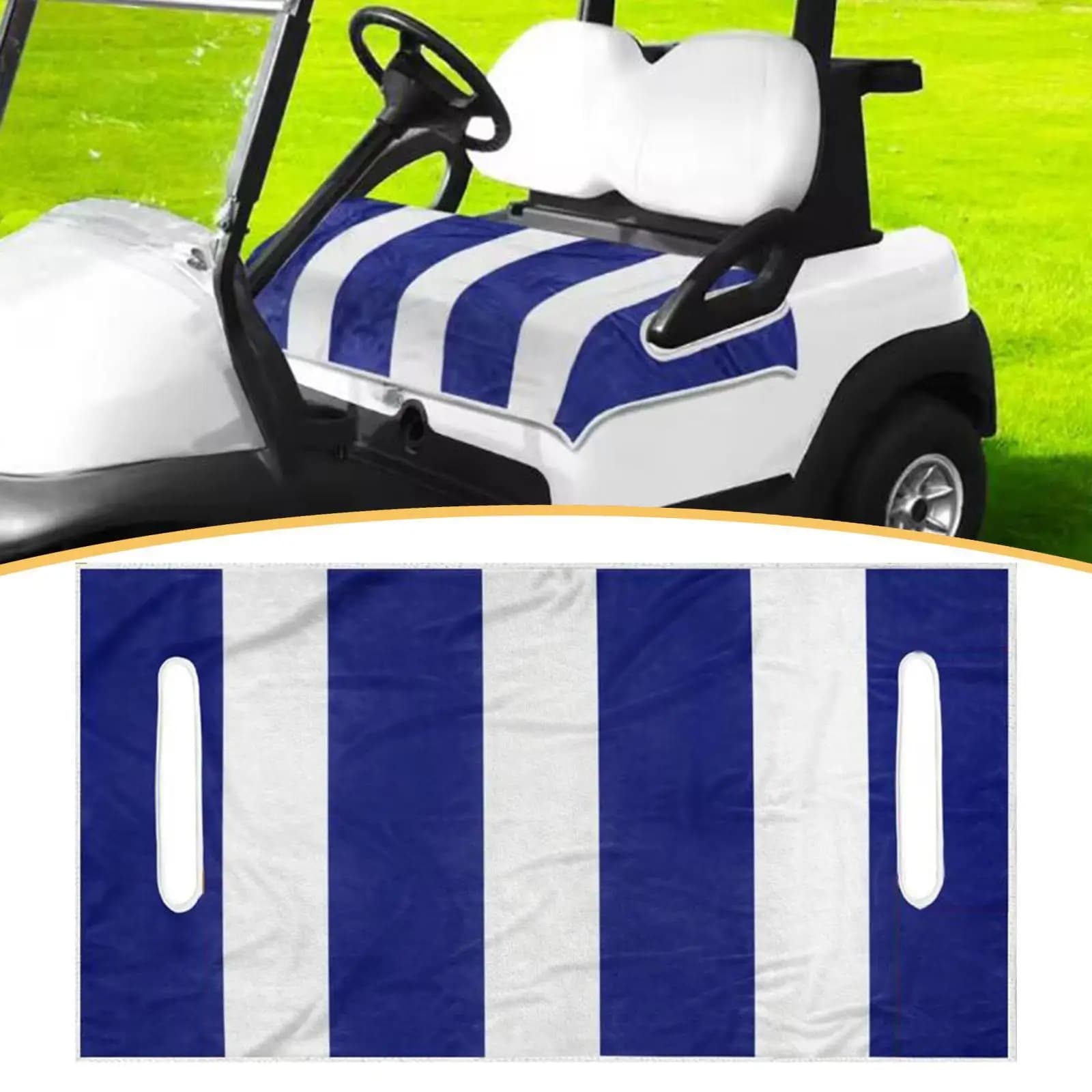 Coprisedile Asciugamano Coperta Mantiene i sedili e la protezione delle strisce bianche per l'auto turistica Tappetino 80 cm x 130 cm