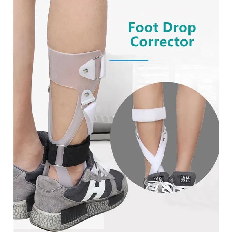 Nvisibile Fissaggio della caviglia Supporto per il piede Tutore Allineatore per scarpe interne Piede congiunto Droop Valgo Supporto Accessorio per calzature invisibili