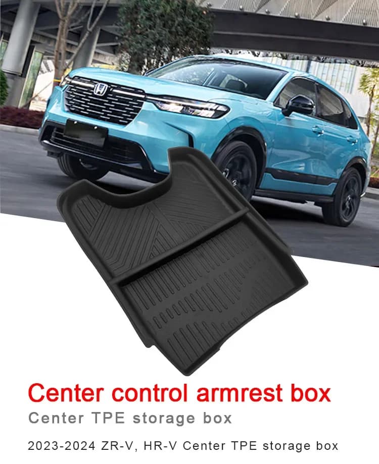 For Honda 23-24 ZR-V HR-V models with TPE central control storage box and car storage compartment