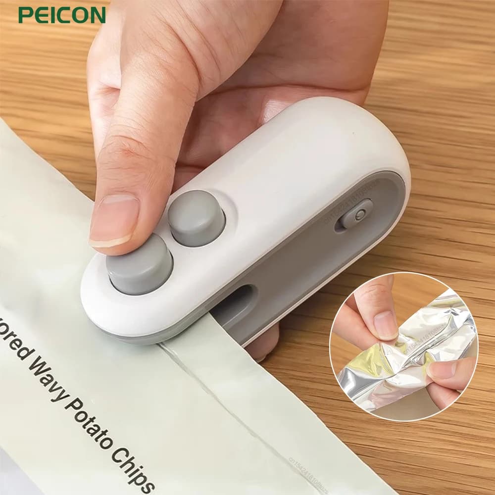 Mini Heat Bag Sealing Machine Pack Sealing Bags Plastic Food Sealer Bag Portable Sealer Bag for Food Packaging