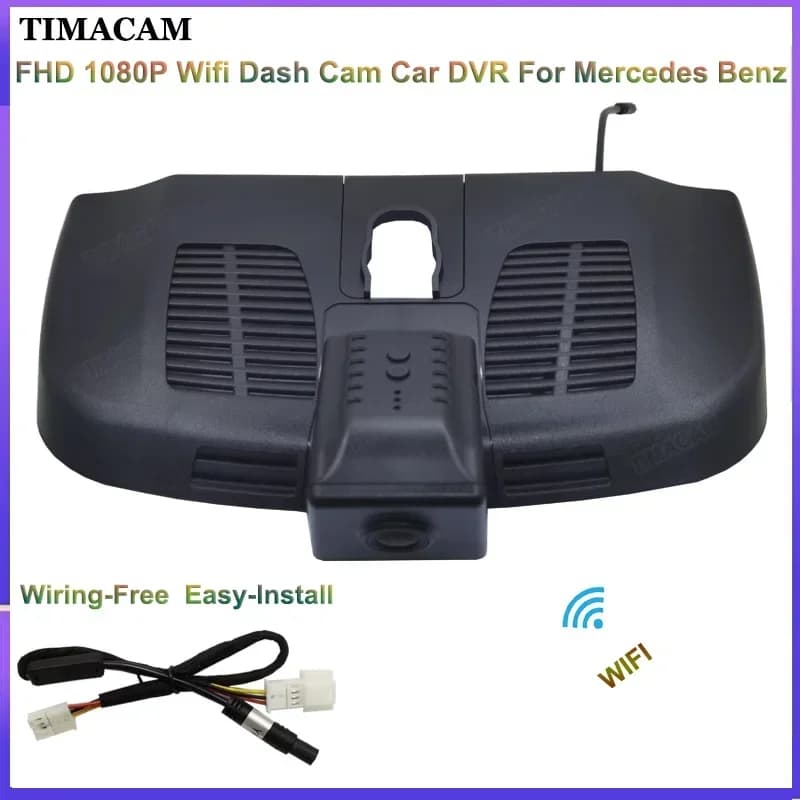TIMACAM 1080P Wifi Dash Cam for Mercedes Benz Class V w447 v200d v220d v250 v300d v300d EQV METRIS Macor Polo 2014-2021 Auto DVR
