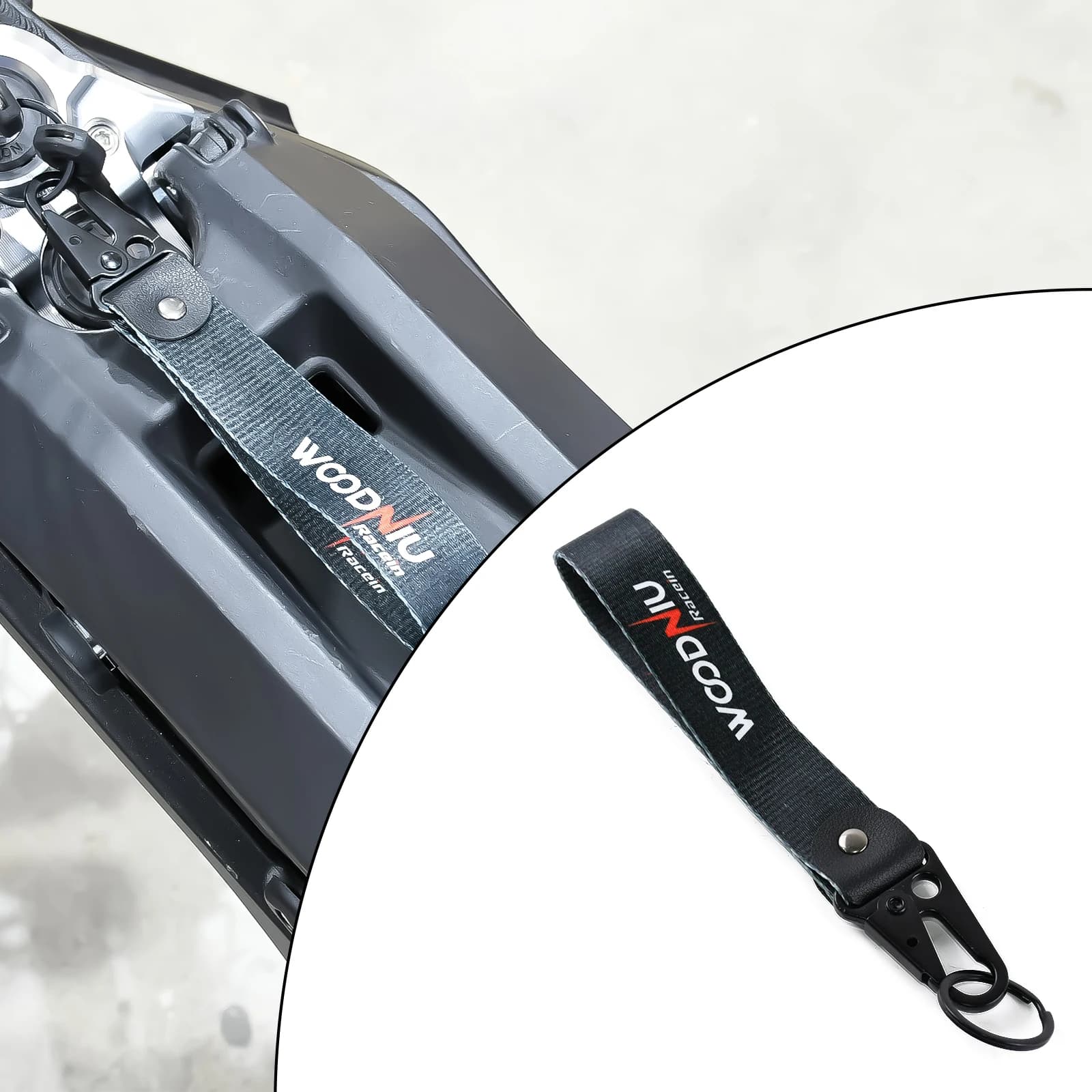 Portachiavi Universale per Moto Elettrica da Fuoristrada Surron Light Bee X/S Segway X160 X260, Decorazione Chiave, Accessori Moto Off-road WoodNiu
