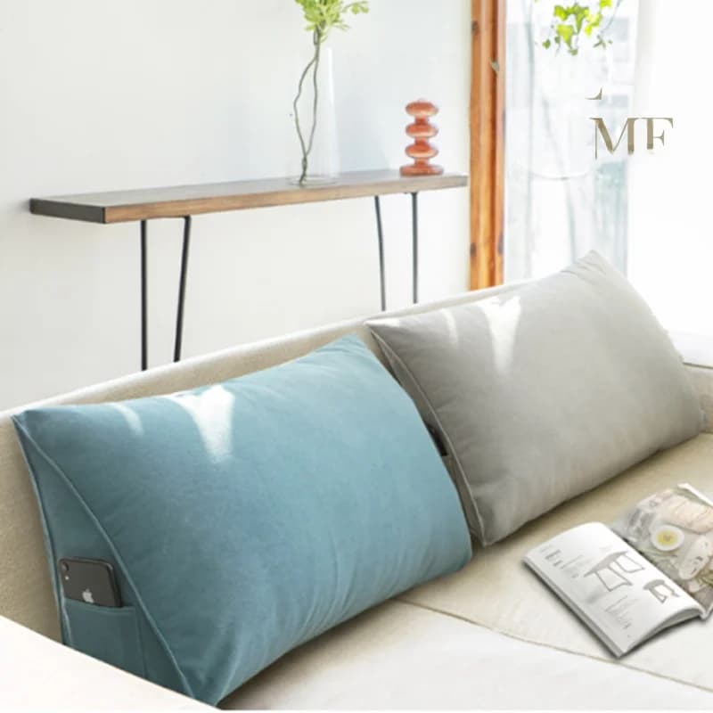 Cuscino di supporto lombare per divano in stile nordico, cuscino tatami per finestra della camera da letto, fodera per cuscino schienale rimovibile e lavabile