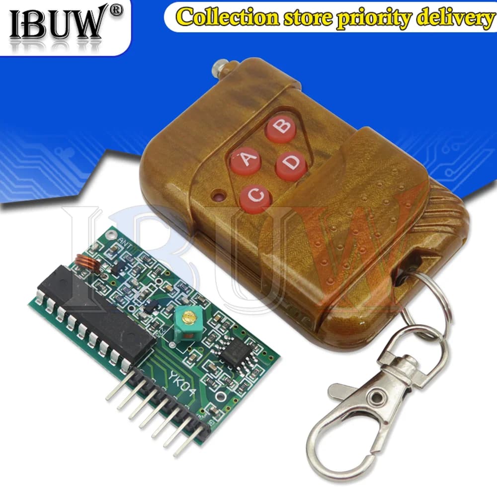 IC 2262/2272 Wireless remote control kit module 4 channels 315 Mhz for arduino