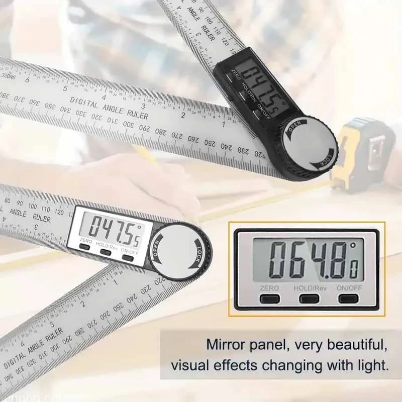HOMEFISH 1 Digital Folder 2 in 1 with Angle Detector, Suitable for Carpentry Measurement Tools, High Precision, Multifunction Tools