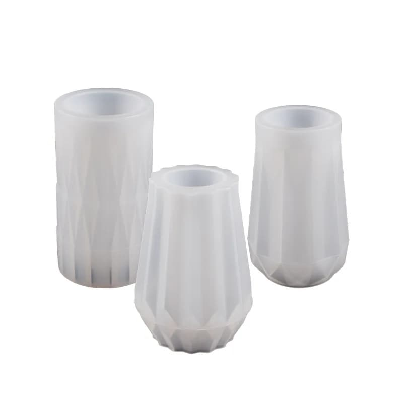 Vaso di diamanti rotondo stampo in Silicone stampo in gesso fai da te per la conservazione di ornamenti per vasi vaso di fiori stampo in resina a goccia di cristallo decorazione della casa