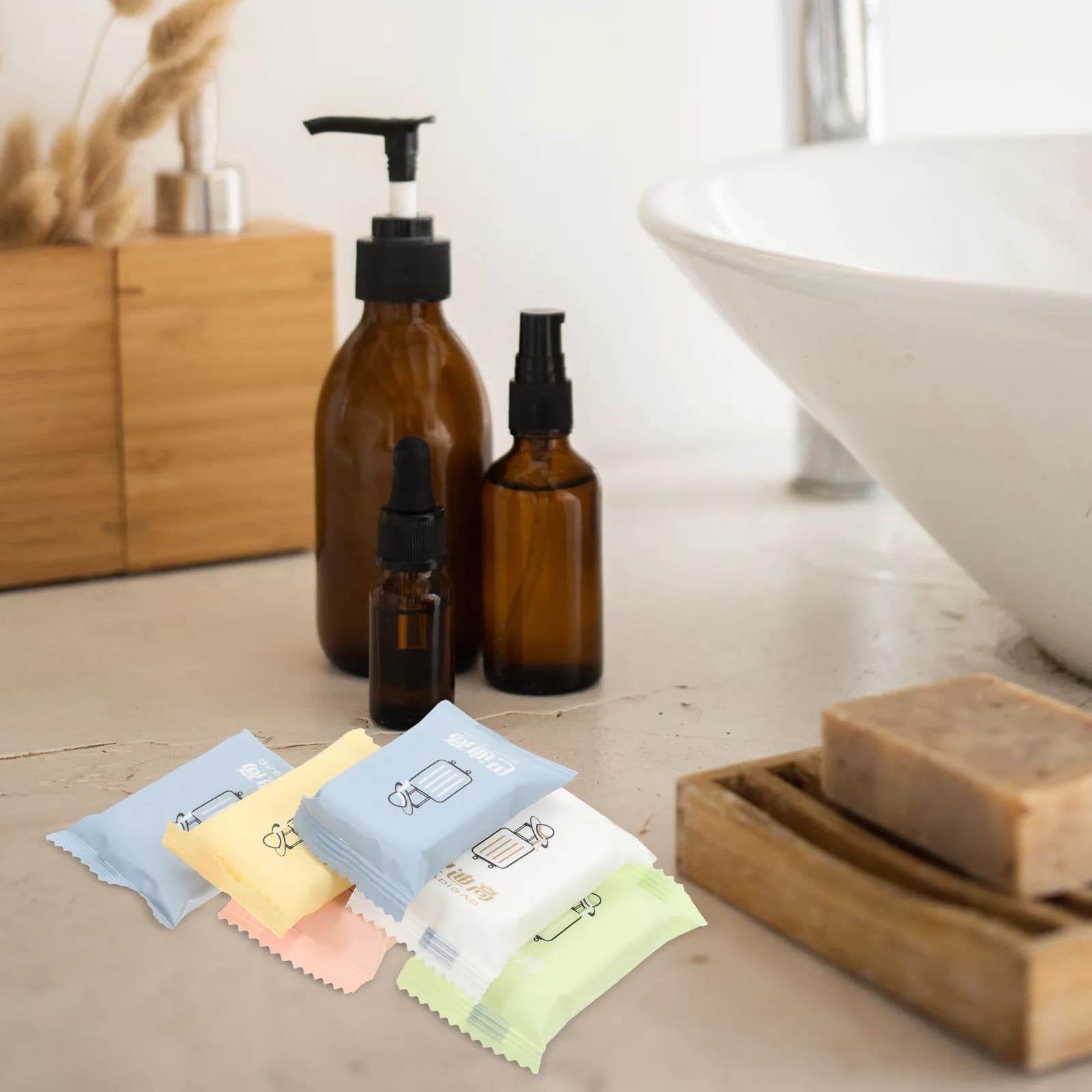 10 Pezzi Asciugamani da Viaggio Monouso, Salviette Compresse Attivabili con Acqua per la Pulizia di Viso e Corpo