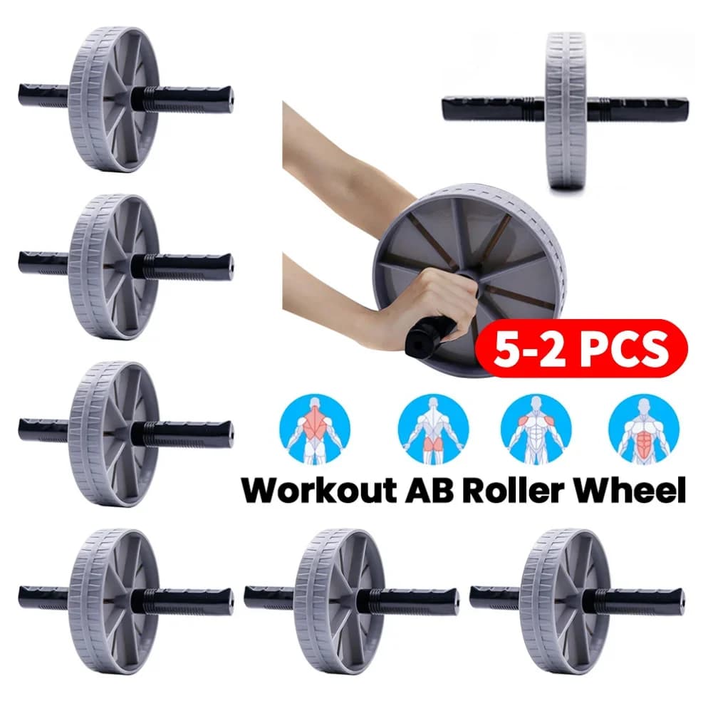 15mm AB Abdominal Wheel Abdominal Wheel Non-slip Abdominal Wheel Noise Exercise Wheel Abdominal Exciter for Strength Training in Home Gym