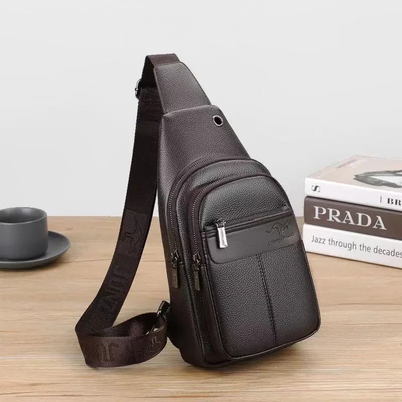 Borsa a tracolla da uomo di marca di lusso Borsa a tracolla in pelle PU per borsa da viaggio per cintura da viaggio per ragazzo Borsa a tracolla marrone nero da uomo