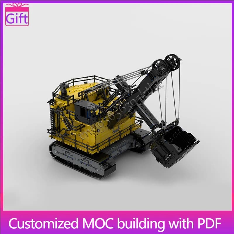 10047 pezzi Moc Ingegneria ad alta tecnologia Heavy Duty Escavatore Gru Modello Building Blocks Tecnologia Assemblaggio Mattoni Giocattoli Regali per bambini