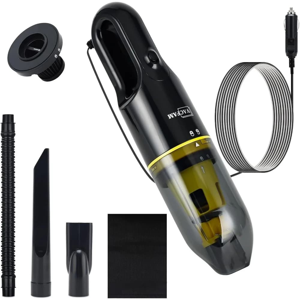 Aspirapolvere per auto, Aspirapolvere portatile, Piccolo aspirapolvere portatile, Aspirazione potente, Cavo da 13,5FT, Dust Buster portatile con fessure troppo