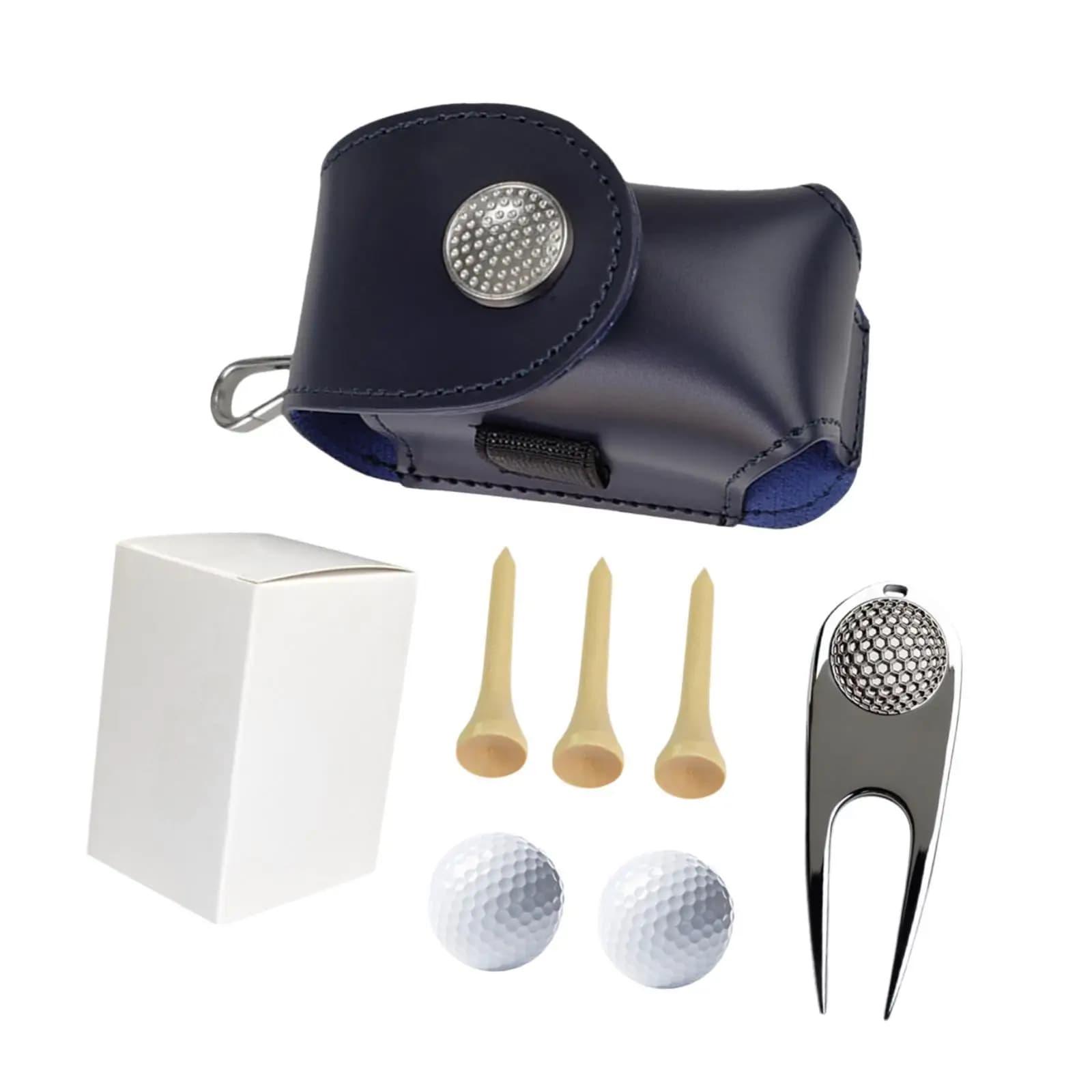 Borsa da Golf Portatile per Palline e Tee, Piccola Borsa Porta Palline da Golf per Allenamento, Borsa per il Trasporto e la Conservazione delle Palline da Golf