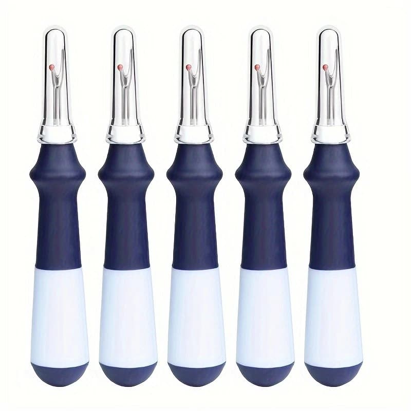 Set tagliafilo ergonomico da 5 pezzi, ideale per cucire e creare - Tagliafilo con copertura protettiva per la rimozione delle cuciture