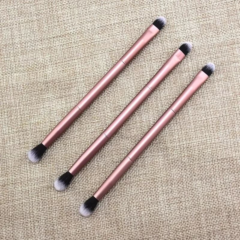 Pennello Doppio per Ombretto e Naso, Set da 1/6 Pezzi, Strumento Multifunzionale per Trucco Viso e Cosmetici