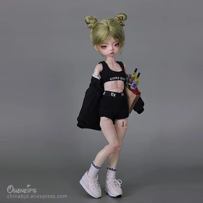 Bambola BJD ambra 1/6 Nuovo design intagliato stile corpo moda stile sportivo giocattoli in resina bambola per trucco congiunto