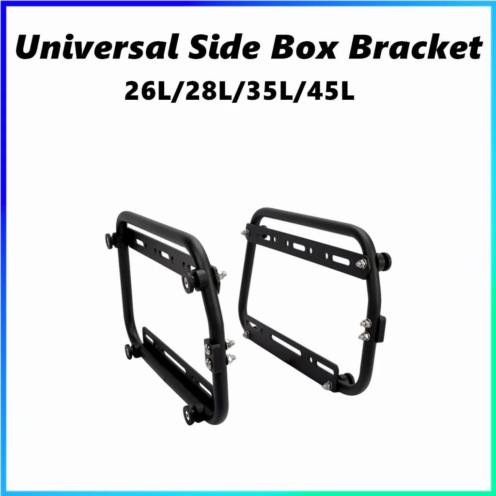 Staffa per scatola laterale per motocicli universale 28L 45L Parti di modifica Borse portaoggetti Portapacchi Portapacchi Staffa per borse per credenza