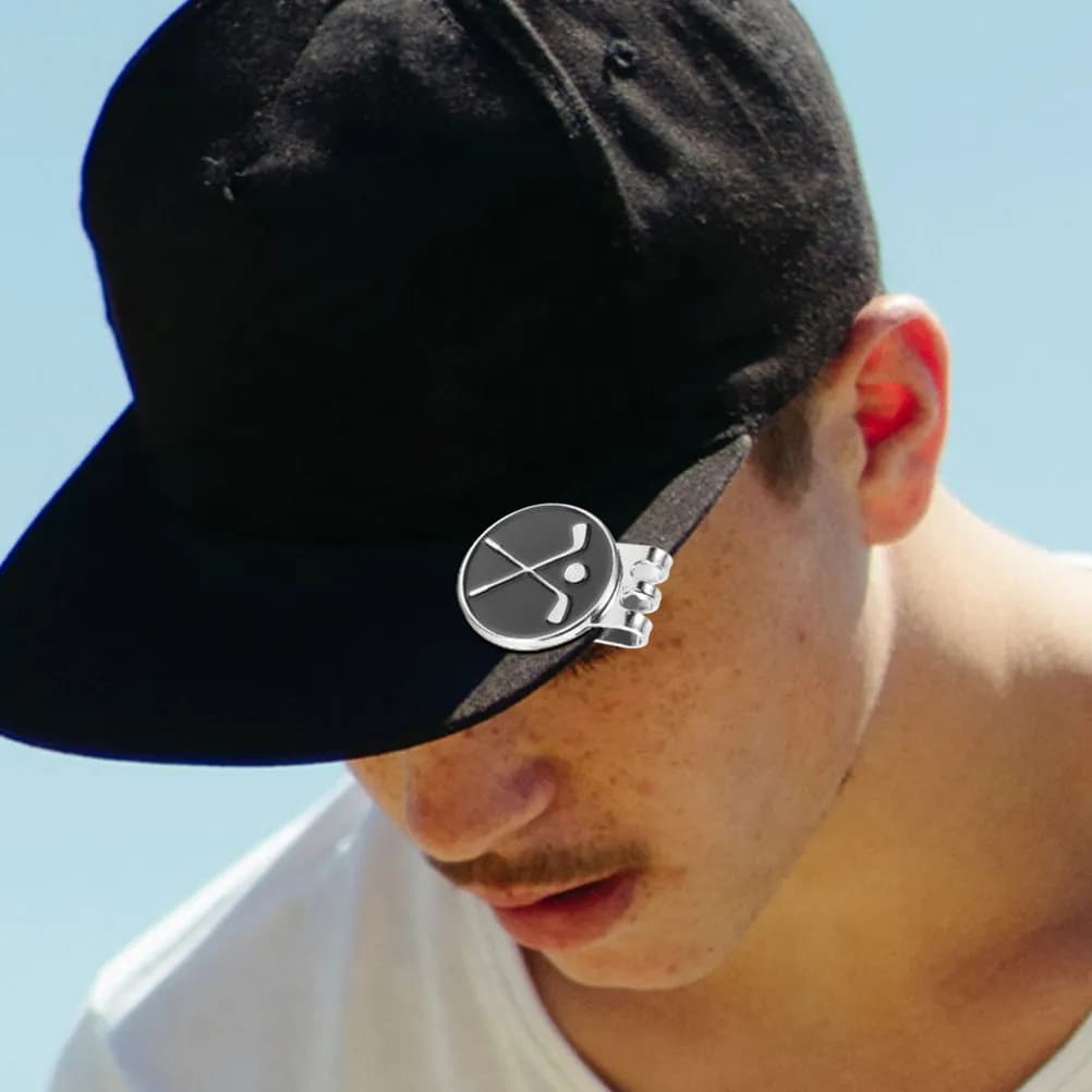2 Pezzi Clip Portatili per Marcatori da Golf, Magnetici e Rimovibili, Accessori da Golf Durevoli, Regali
