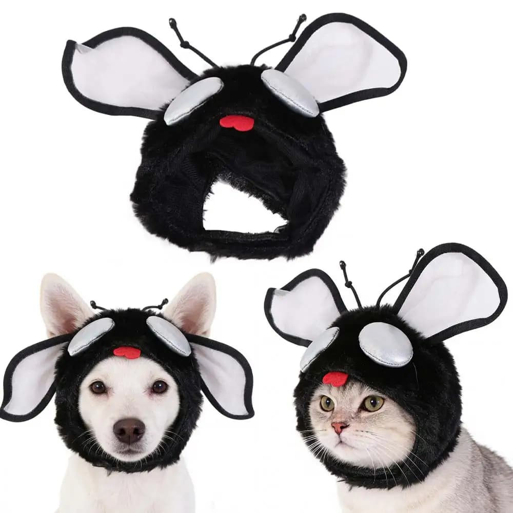 Cappello Pratico e Carino per Animali Domestici, Copricapo Caldo e Morbido per Gatti, Protezione dal Rumore, Costume per Gatti, Stagione Invernale
