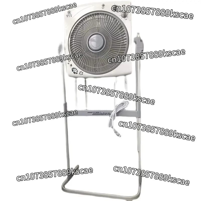 Electric Fan Household Floor Fan Lifting Rotary Vertical Remote Control Dormitory Fan Timing